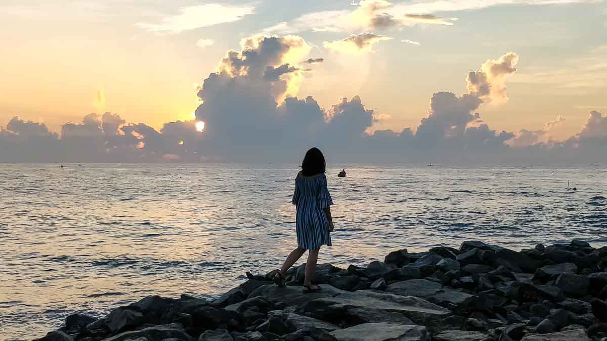 Riteeka at Rock beach