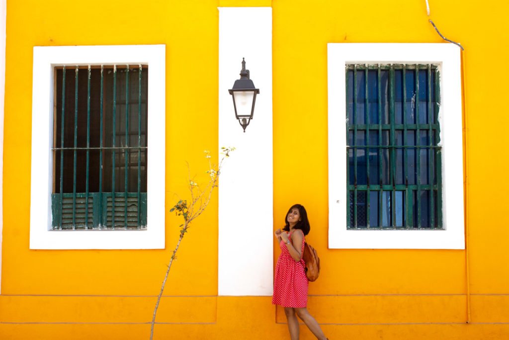 Riteeka Rathod at Yellow wall